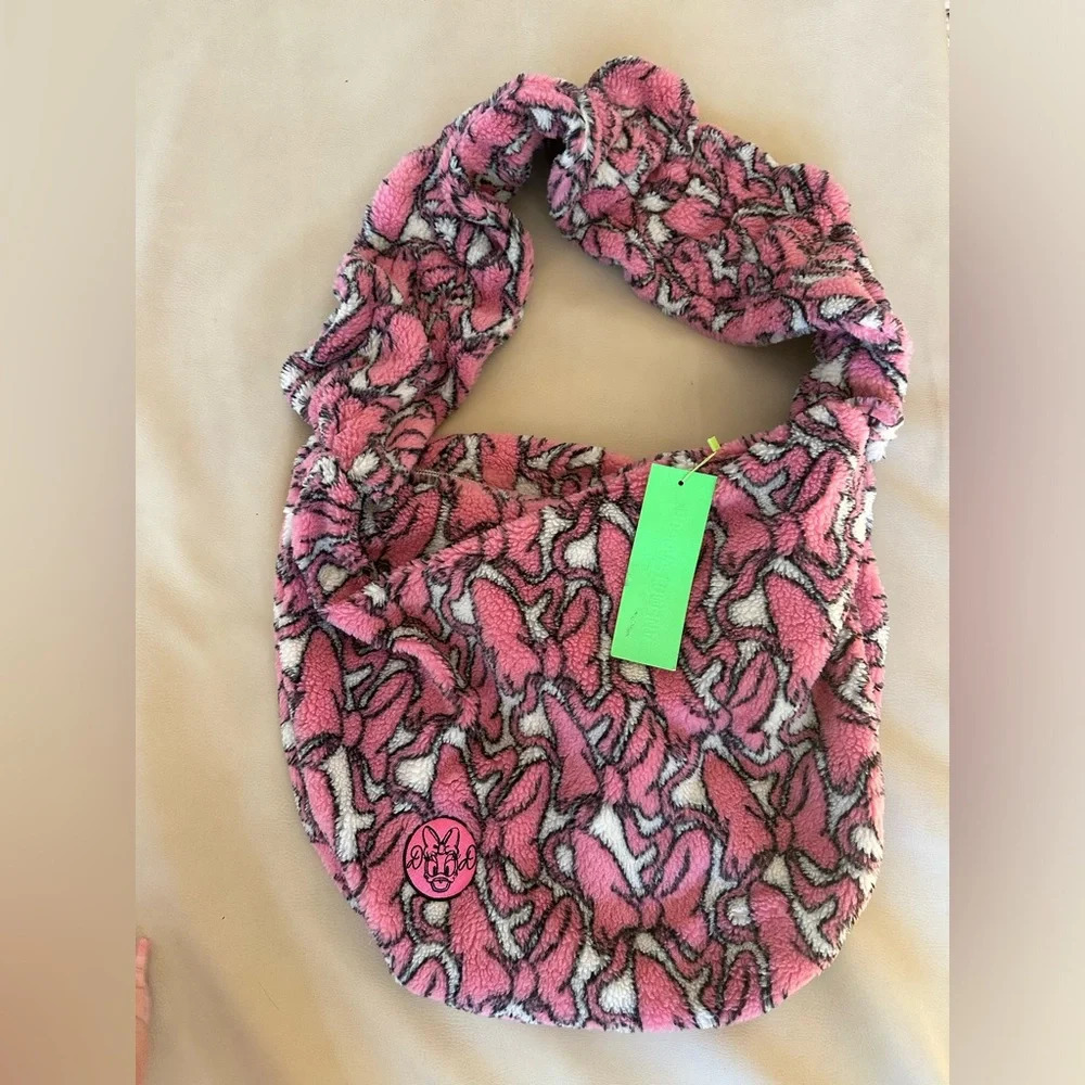 Disney Pink Plush Tote Bag